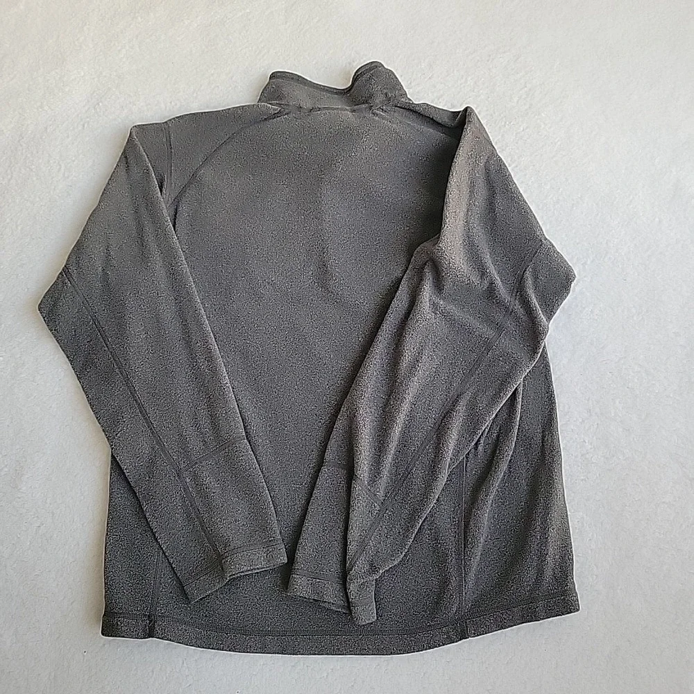 The North Face 1/4 Zip Up‎ Fleece Pullover Active Outdoor Mens Size M Gray